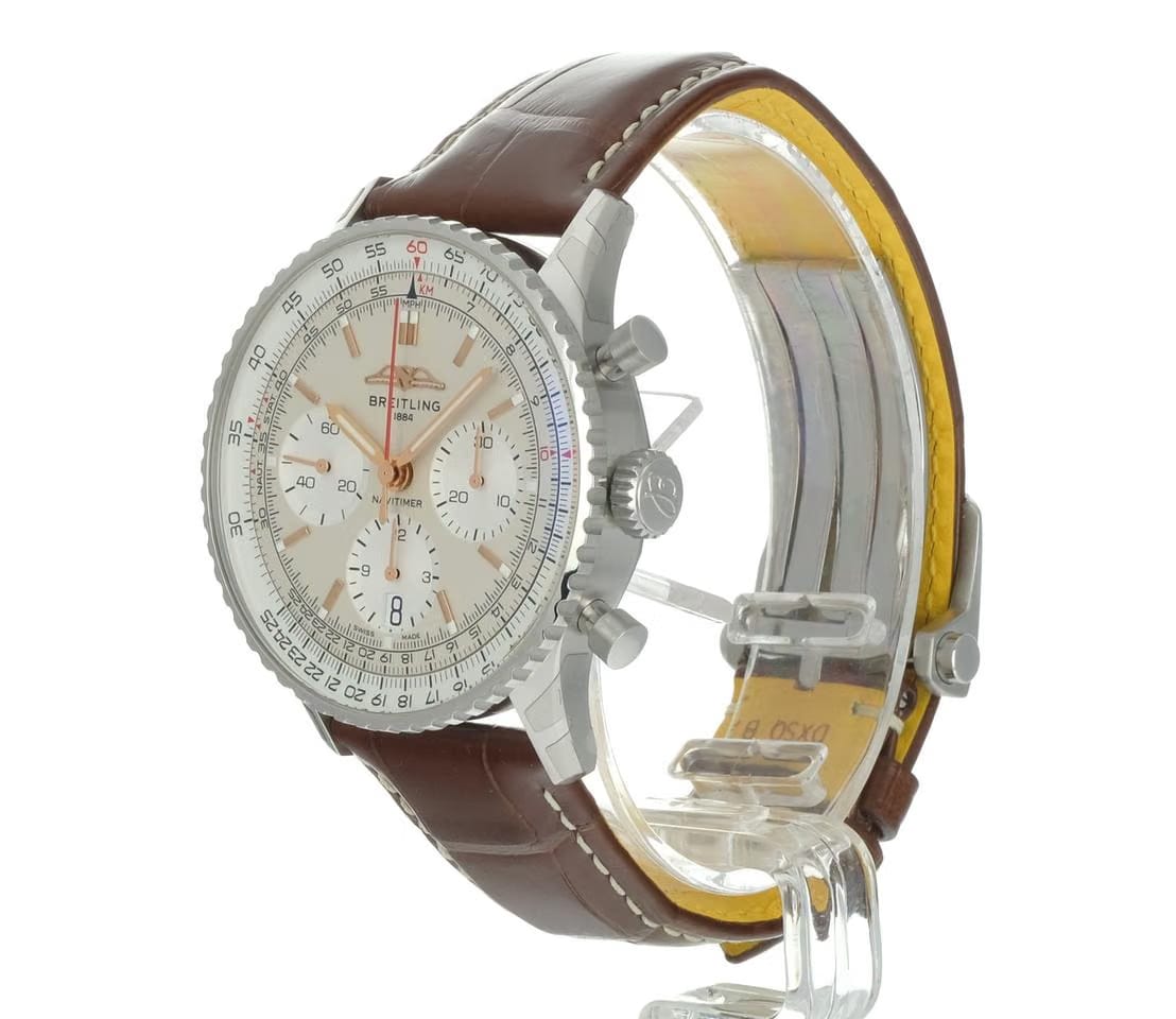 Breitling Navitimer 1 B01 Chronograph41 Edelstahl - Creme