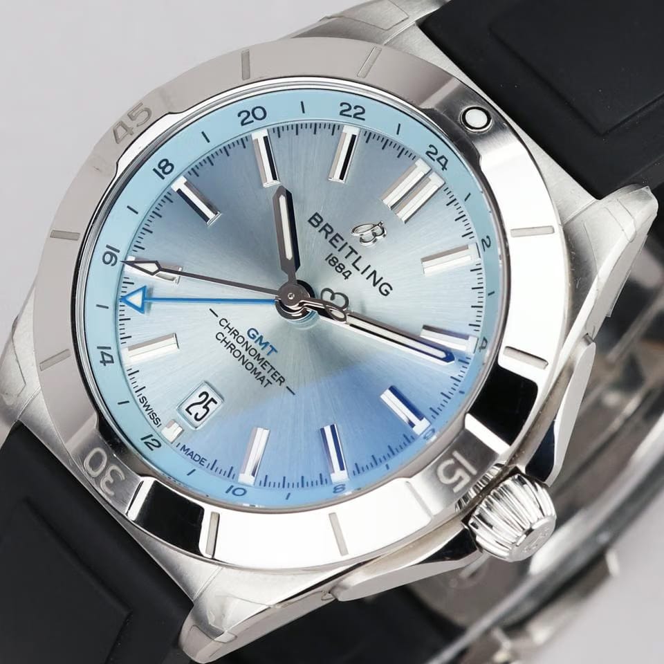Breitling Chronomat GMTAutomatic GMT 40 MM Ice Blue NEW IN STICKERS