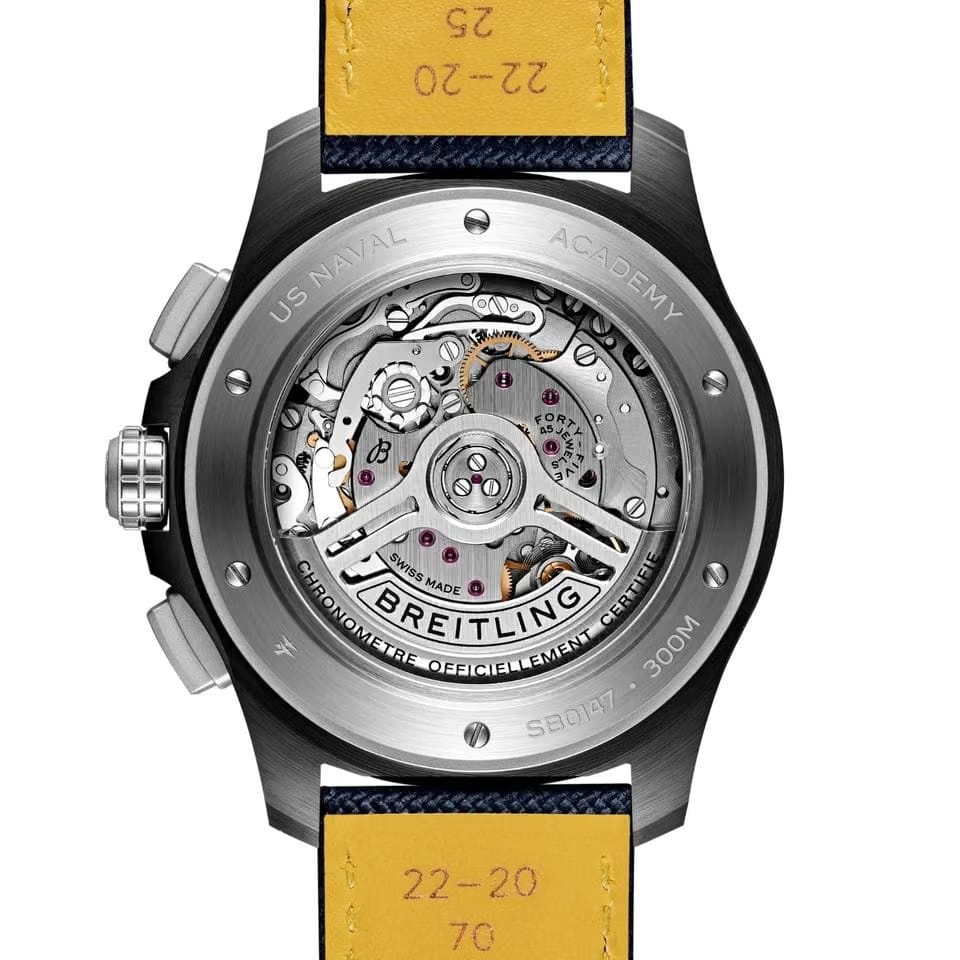 Breitling Avenger Night Mission US Naval Academy Men's Watch SB01474 A1 C1 X1