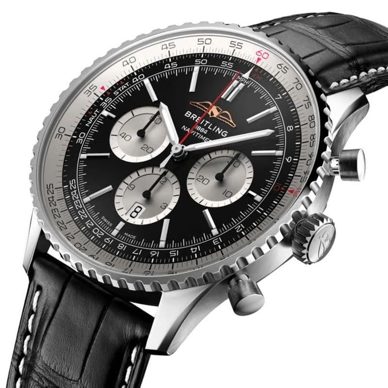 Breitling Navitimer 1 B01 Chronograph46mm Black Dial Watch AB0137211 B1 P1