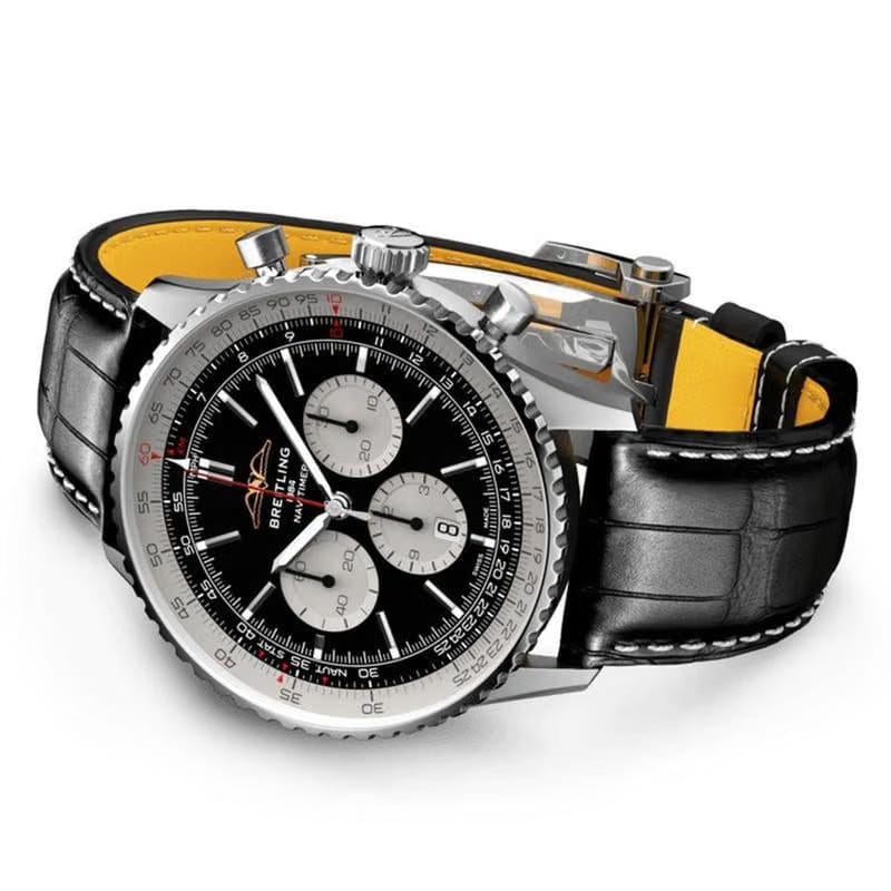 Breitling Navitimer 1 B01 Chronograph46mm Black Dial Watch AB0137211 B1 P1