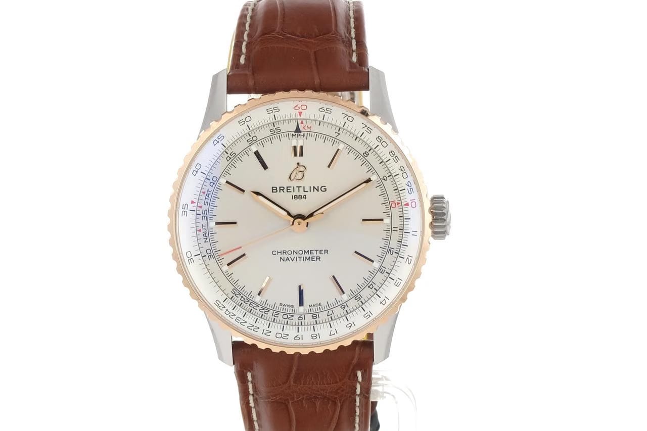 Breitling Navitimer Automatic 41 Edelstahl/Gold - Silber