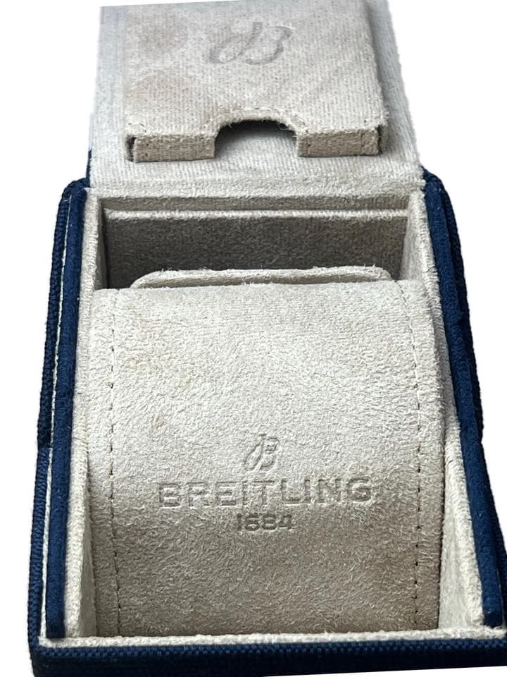 Breitling Chronomat B01 Ice blue dial Platinum & Steel Full Set New