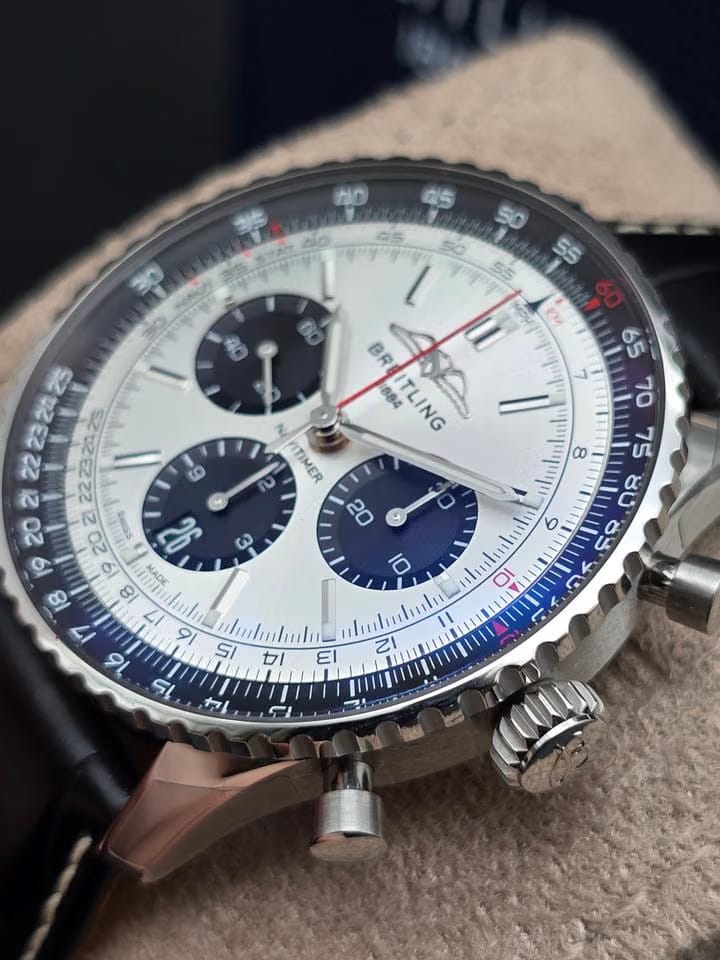 Breitling Navitimer 1 B01 Chronograph43mm AB0138241 G1 P1 Leather Bracelet Unworn/New Condition Full Set 4-2026