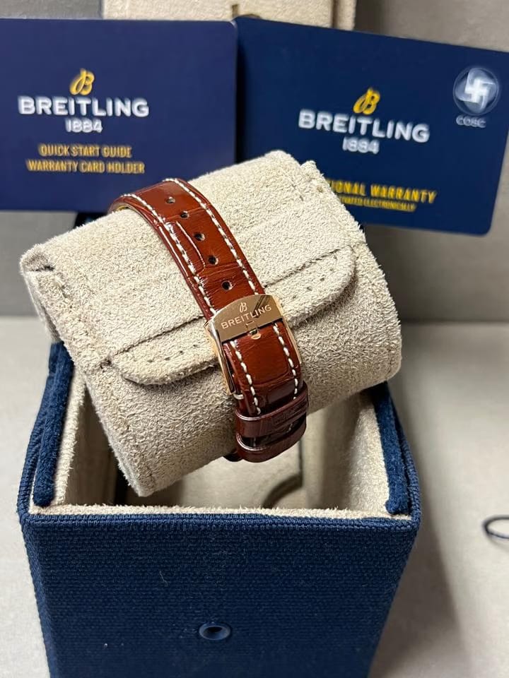 Breitling Navitimer32 | NEU/Fullset/Sticker | 18kt. Gold | Diamanten Zifferblatt