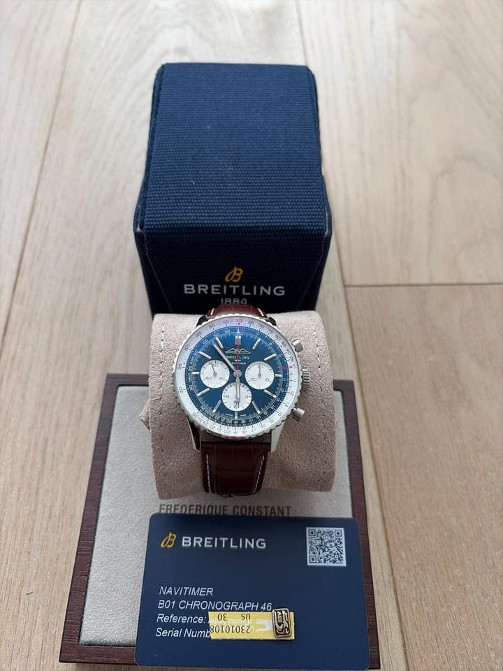 Breitling Navitimer 1 B01 Chronograph Full Set neu und ungetragen mit deutscher original Rechnung