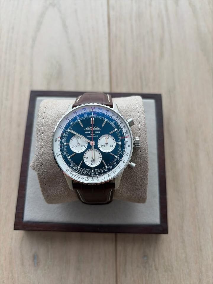 Breitling Navitimer 1 B01 Chronograph Full Set neu und ungetragen mit deutscher original Rechnung