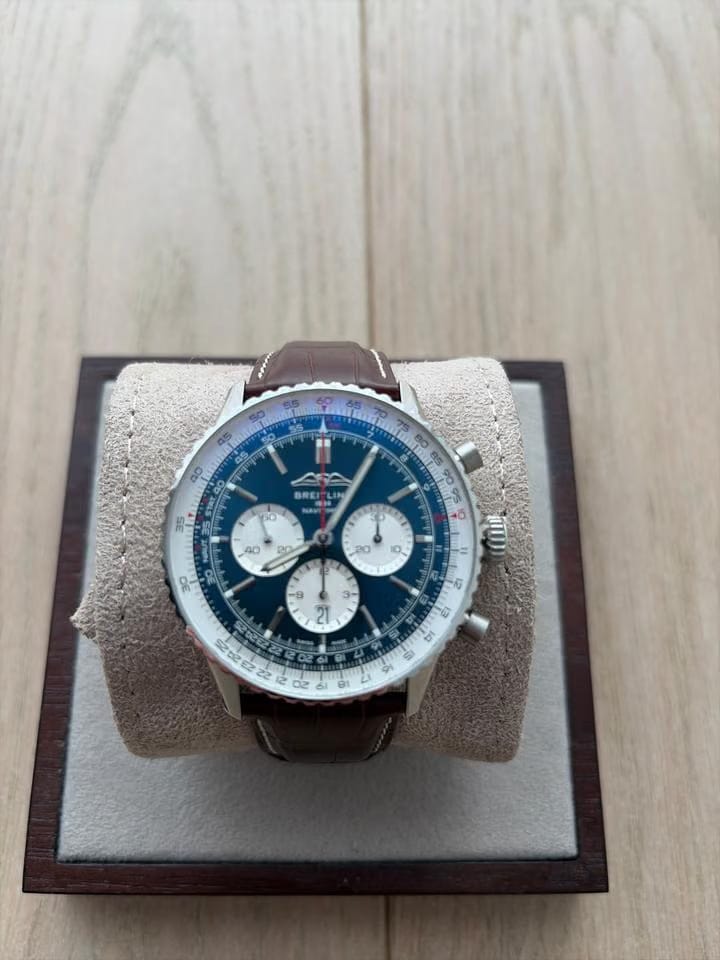 Breitling Navitimer 1 B01 Chronograph Full Set neu und ungetragen mit deutscher original Rechnung