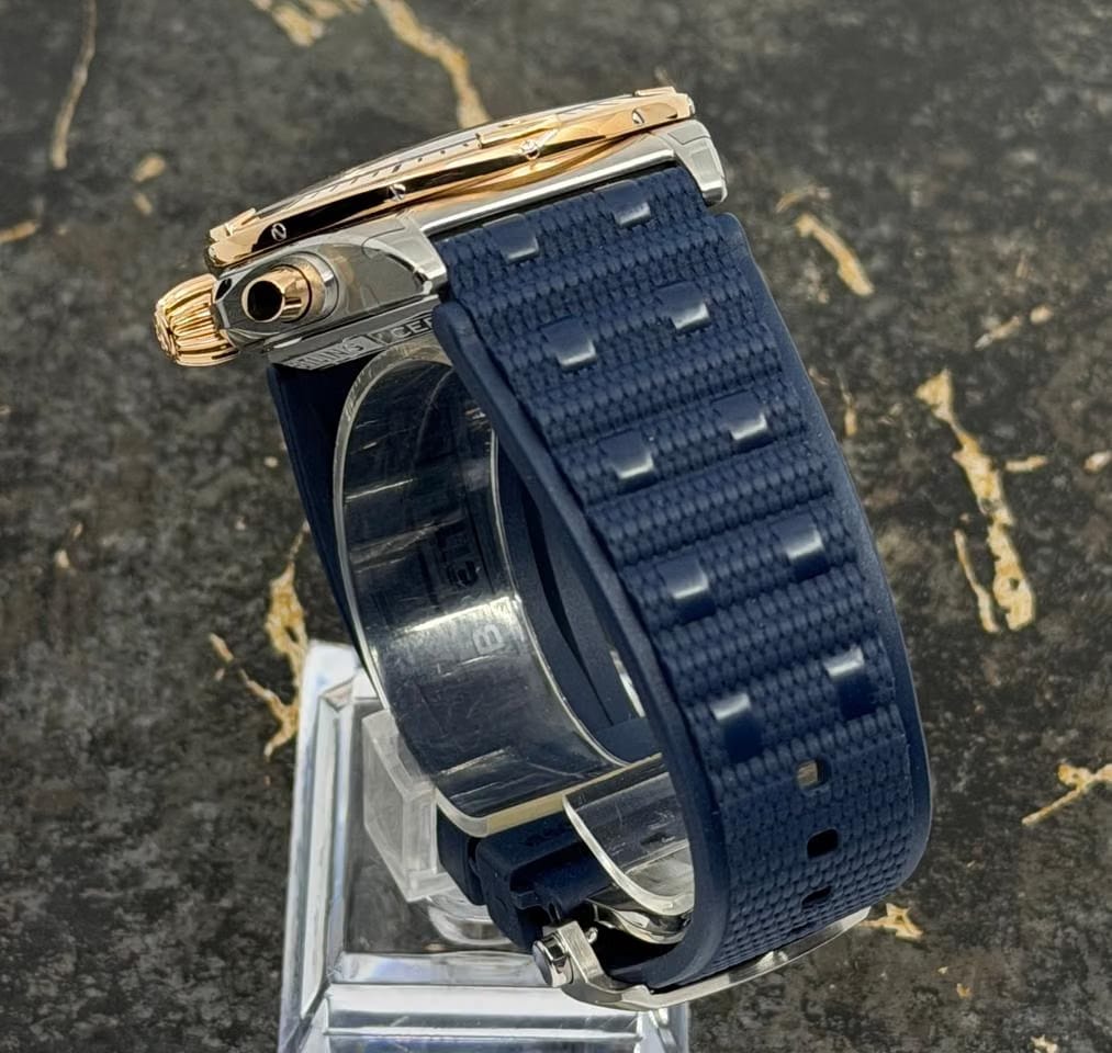 Breitling Chronomat 42 New 2026 - Chronomat B01 42mm - Blue Dial - Gold/Steel - Rubber - UB0134101 C1 S1