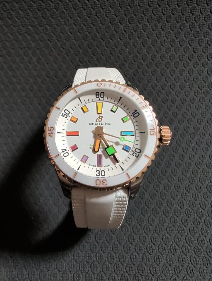 Breitling Superocean 36 Automatic 36 FULL SET NUOVO 2 CINTURINI