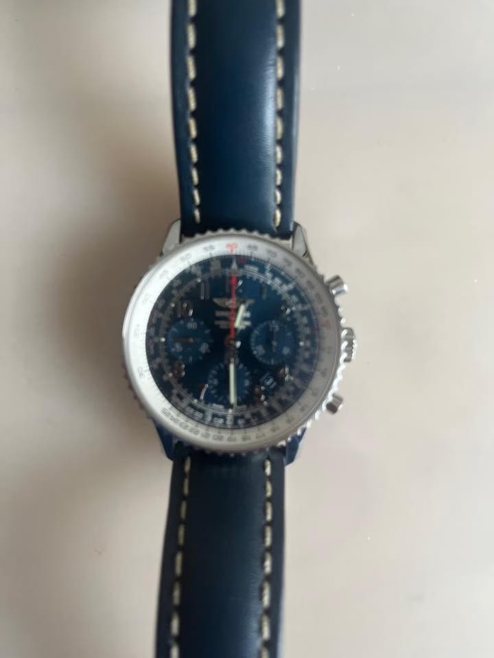 Breitling Navitimer GMTAurora Blue Limited edition 458/1000