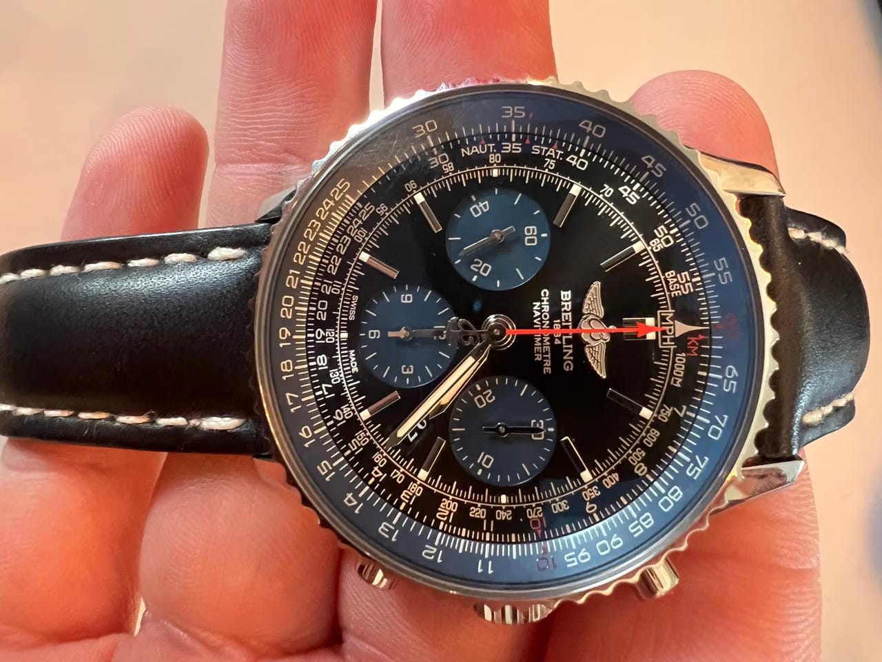 Breitling Navitimer 01 Blue Edition Full set limited edition