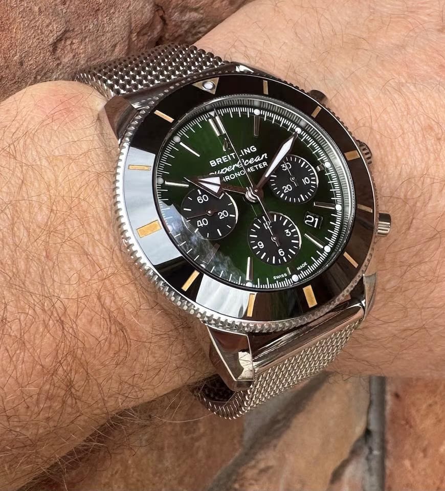 Breitling Superocean Heritage Chronograph B01 Chronograph 44 Full set beutifull close to "unused" Limited to 500 pcs.