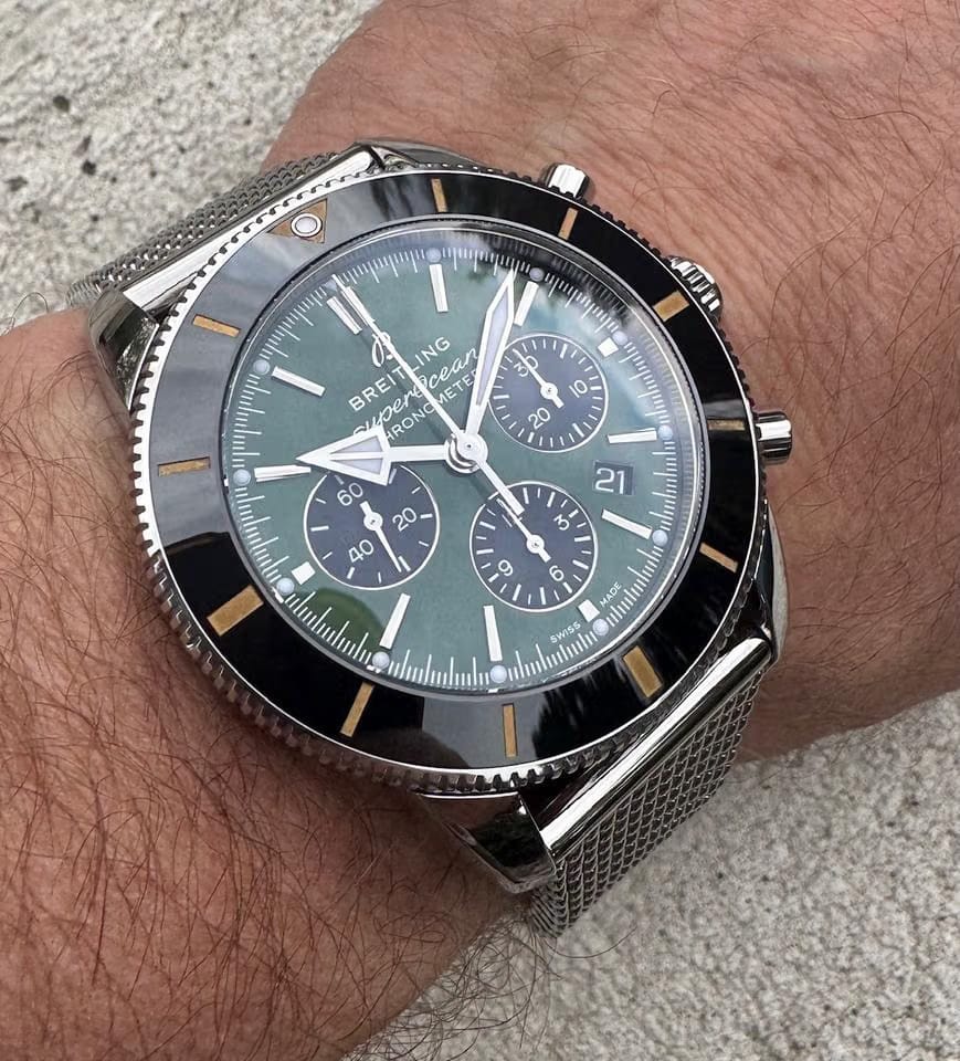 Breitling Superocean Heritage Chronograph B01 Chronograph 44 Full set beutifull close to "unused" Limited to 500 pcs.