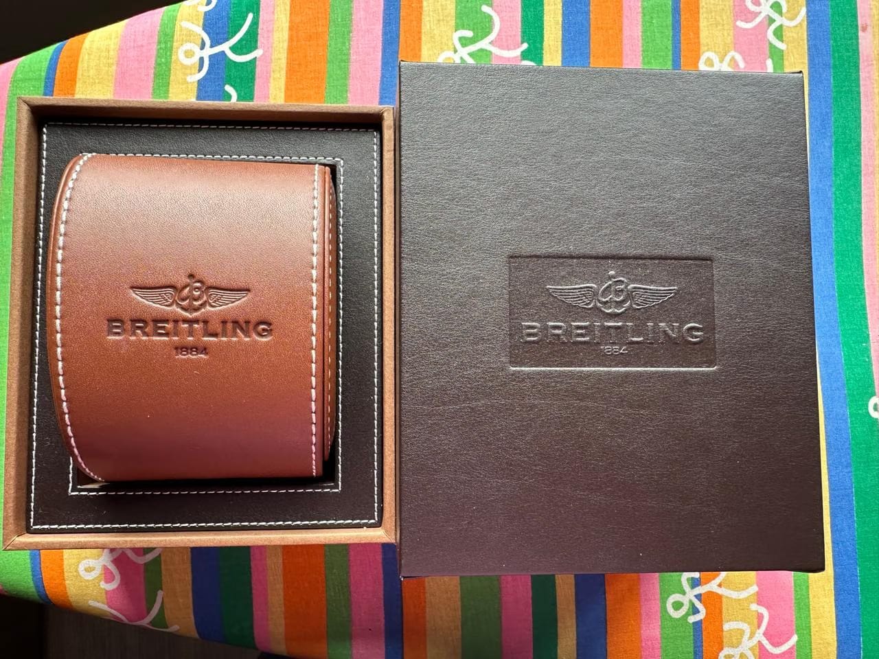 Breitling Chronomat 44 Curea piele crocodil fără urme de uzură acte originale cu