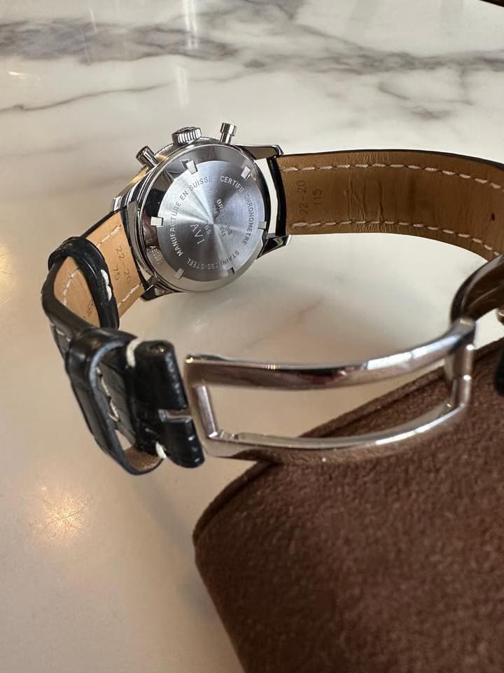 Breitling Aviator 8 Automatic 41 1953 Re-Edition Box & Papers + Alligator Leather Strap