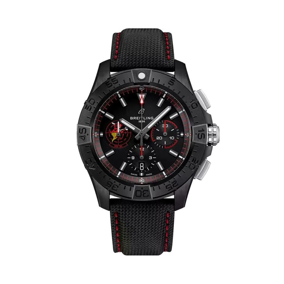 Breitling Avenger44 Night Mission Dust Avenger B01 Chronograph Ceramic Case SB01473 A1 B1 X1 1/4th second 30 minutes 12 hours