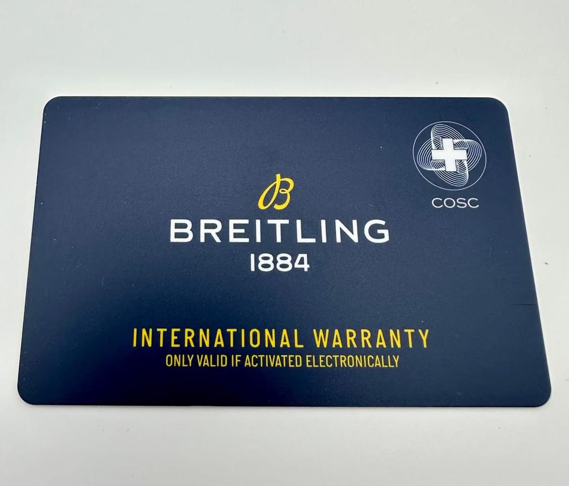 Breitling Navitimer 1 B01 Chronograph43 Unworn Full Set Warrany Till 08/2025
