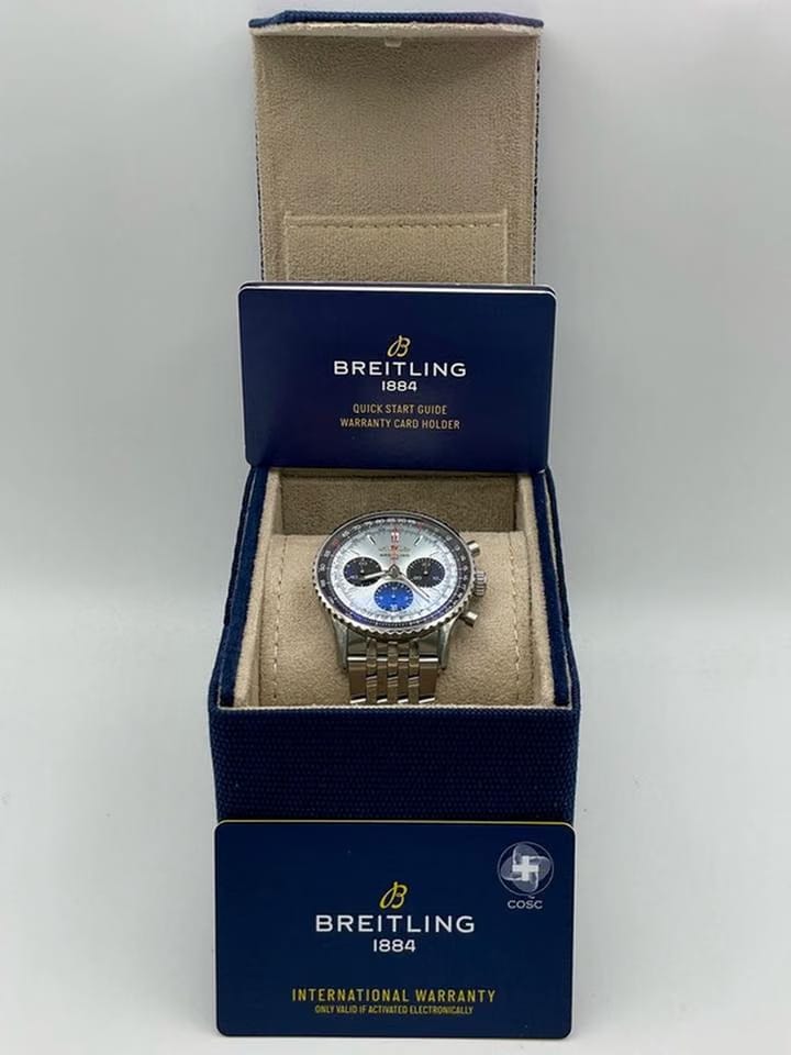 Breitling Navitimer 1 B01 Chronograph2026 Breitling Navitimer B01 Chronograph 41mm Stainless Steel AB0139241 C2 A1