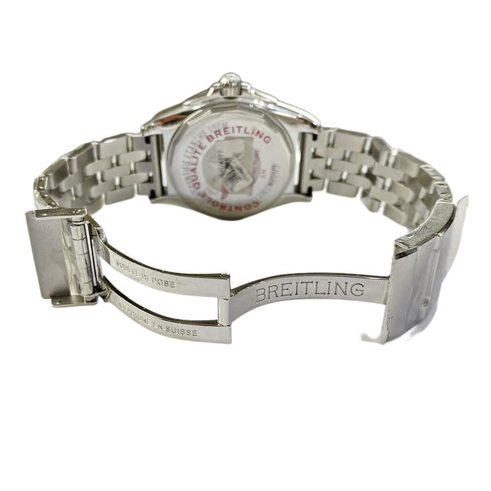 Breitling Galactic Unitime Stainless Steel White Dial WB3510 U0/A777/375 A