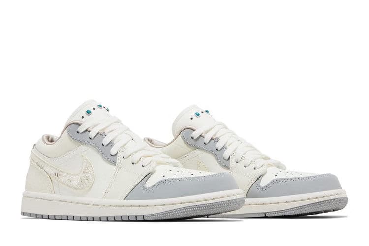 Wmns Air Jordan 1 Low 'Sail Soft Pearl Sequins'