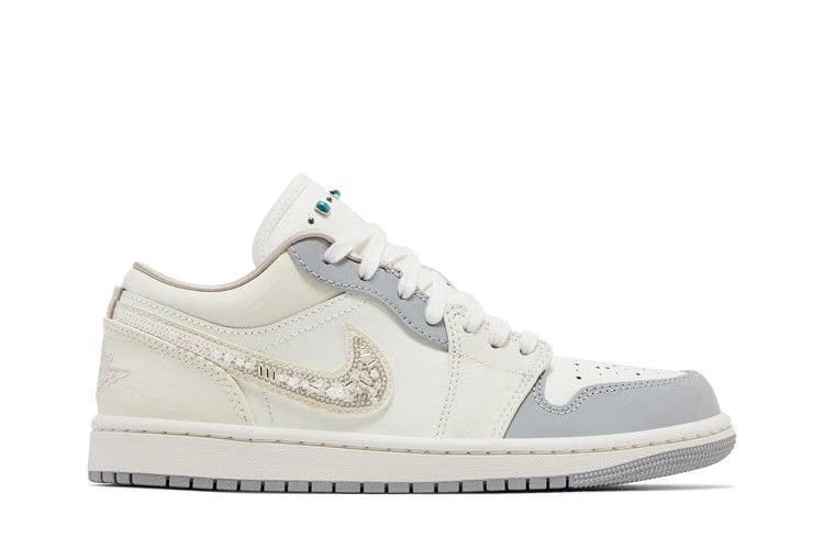 Wmns Air Jordan 1 Low 'Sail Soft Pearl Sequins'