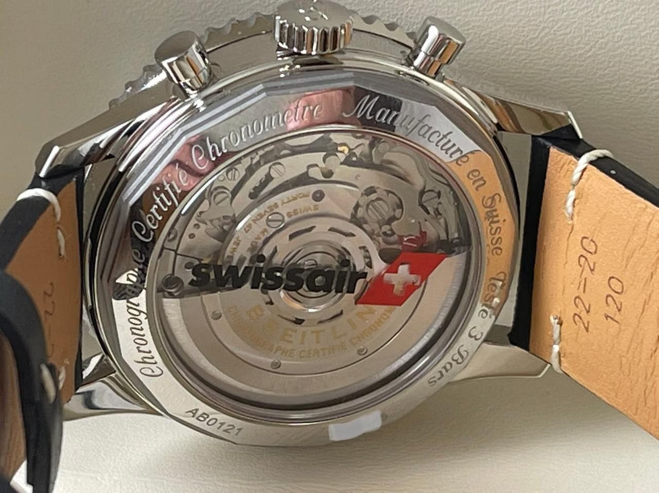 Breitling Navitimer 1 B01 Chronograph New 2022 Year Chronograph 43 Swissair