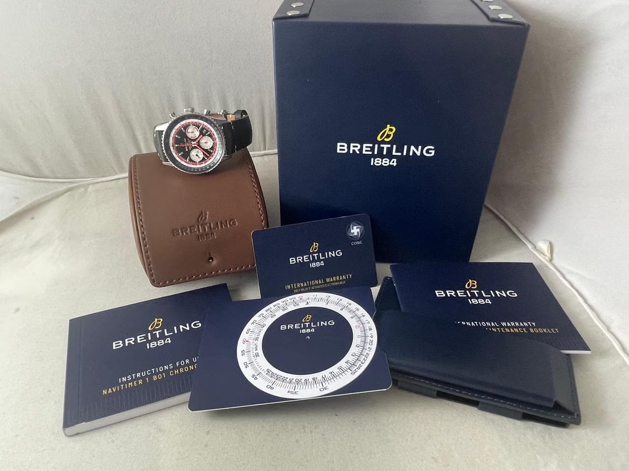 Breitling Navitimer 1 B01 Chronograph New 2022 Year Chronograph 43 Swissair