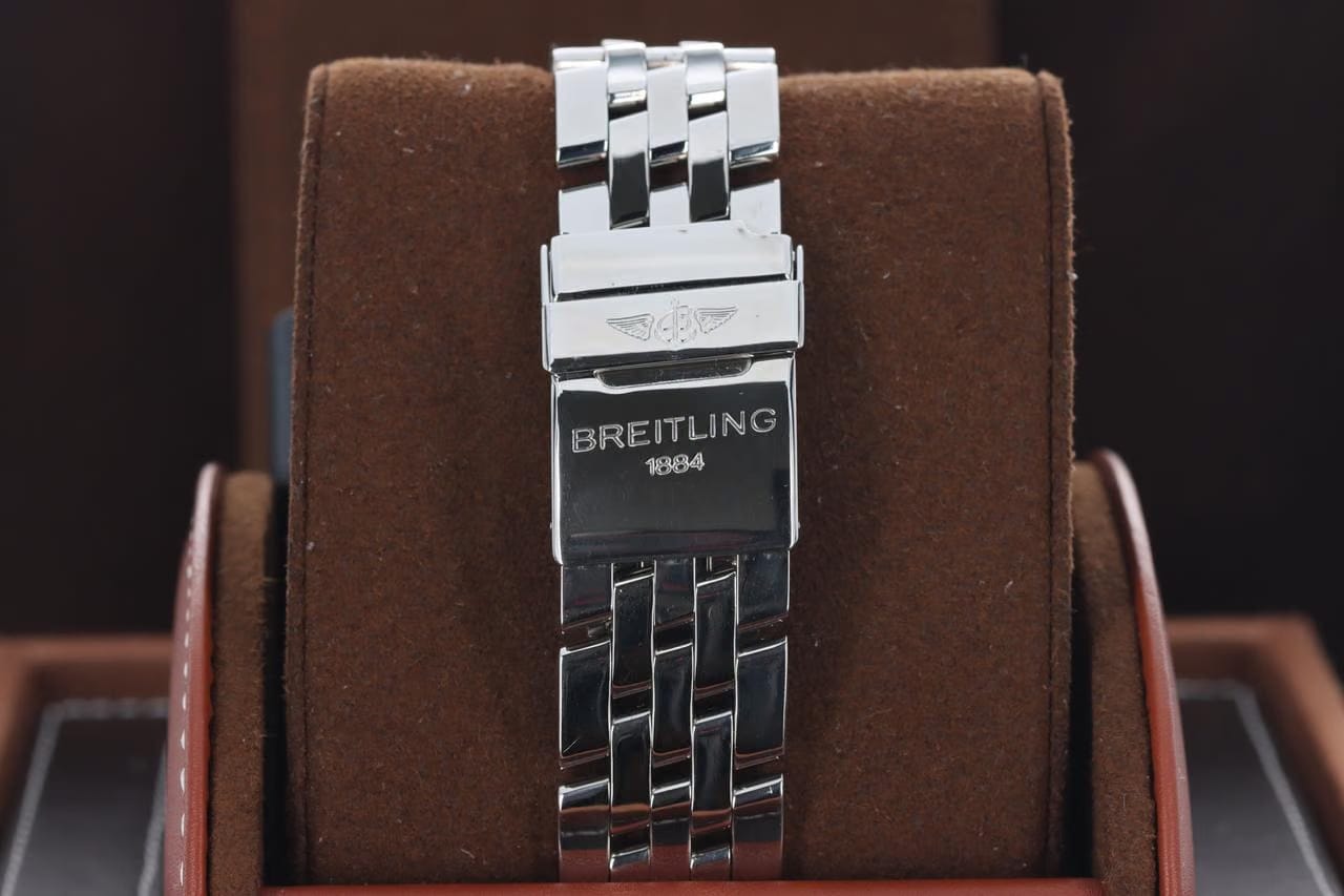 Breitling Chronomat Evolution44mm Stainless Steel Factory Pave Brilliant Diamond Bezel Chronomat 44