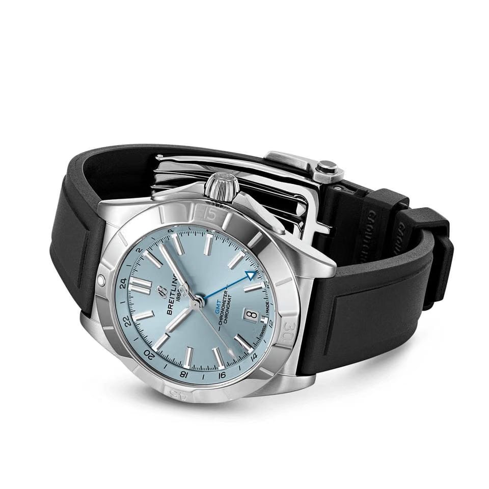 Breitling Chronomat GMTAutomatic GMT 41 Steel & Platinum IN STOCK