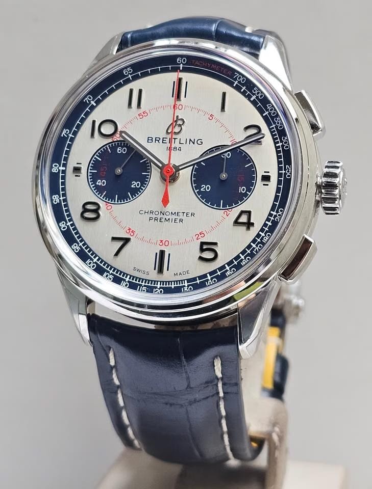 Breitling for Bentley Premier B01 Chronograph 42 Bentley Mulliner - Box & Papers 2025 Unworn - White Dial