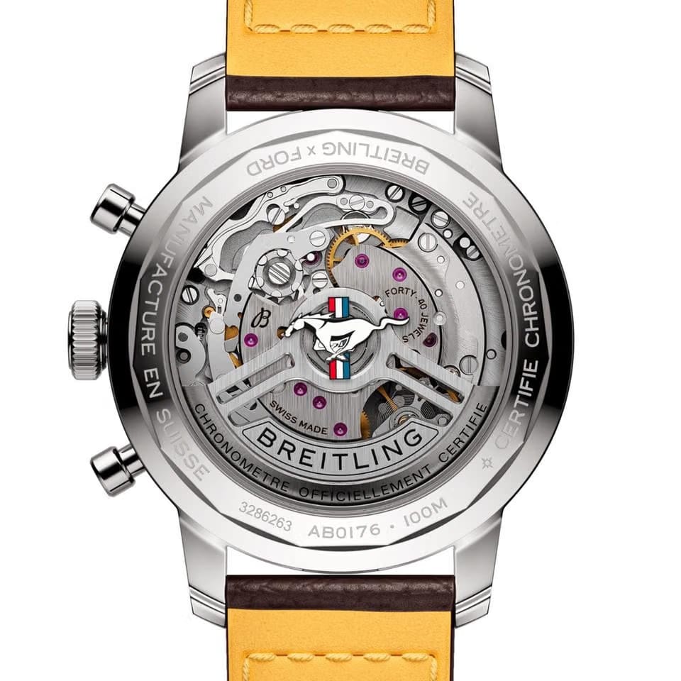 Breitling Top Time B01 Ford Mustang Automatic 41mm Steel Men Watch AB01762 A1 L1 X1
