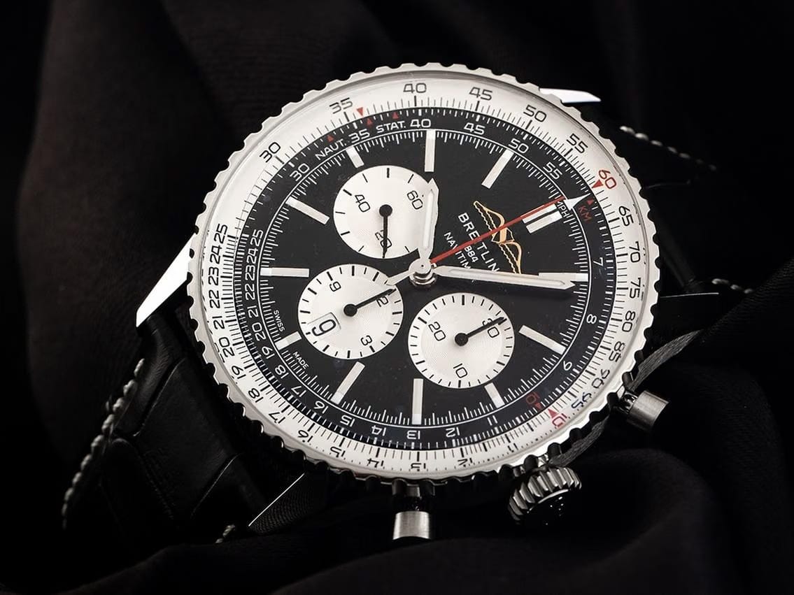 Breitling Navitimer 1 B01 Chronograph Ref.AB0137211 B1 P1 2025 Full Set Ungetragen Navitimer B01 Krokoleder Faltschließe