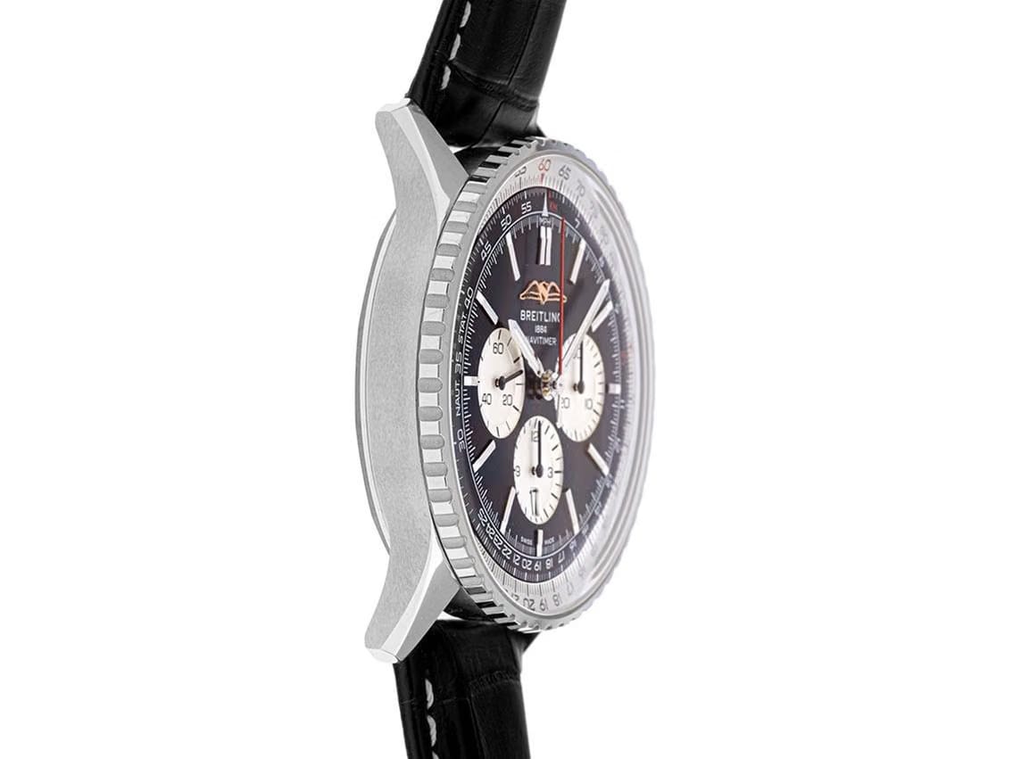 Breitling Navitimer 1 B01 Chronograph Ref.AB0137211 B1 P1 2025 Full Set Ungetragen Navitimer B01 Krokoleder Faltschließe