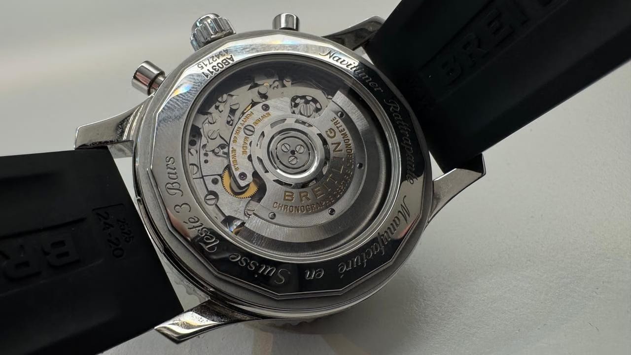 Breitling Navitimer Rattrapante B03 Chronograph Rattrapante 45 Full Set Boutique Edition Geneva