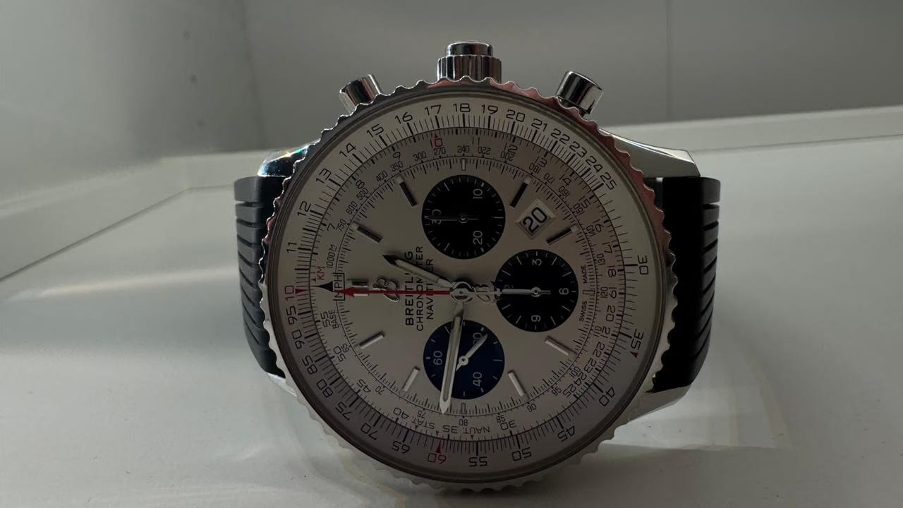 Breitling Navitimer Rattrapante B03 Chronograph Rattrapante 45 Full Set Boutique Edition Geneva