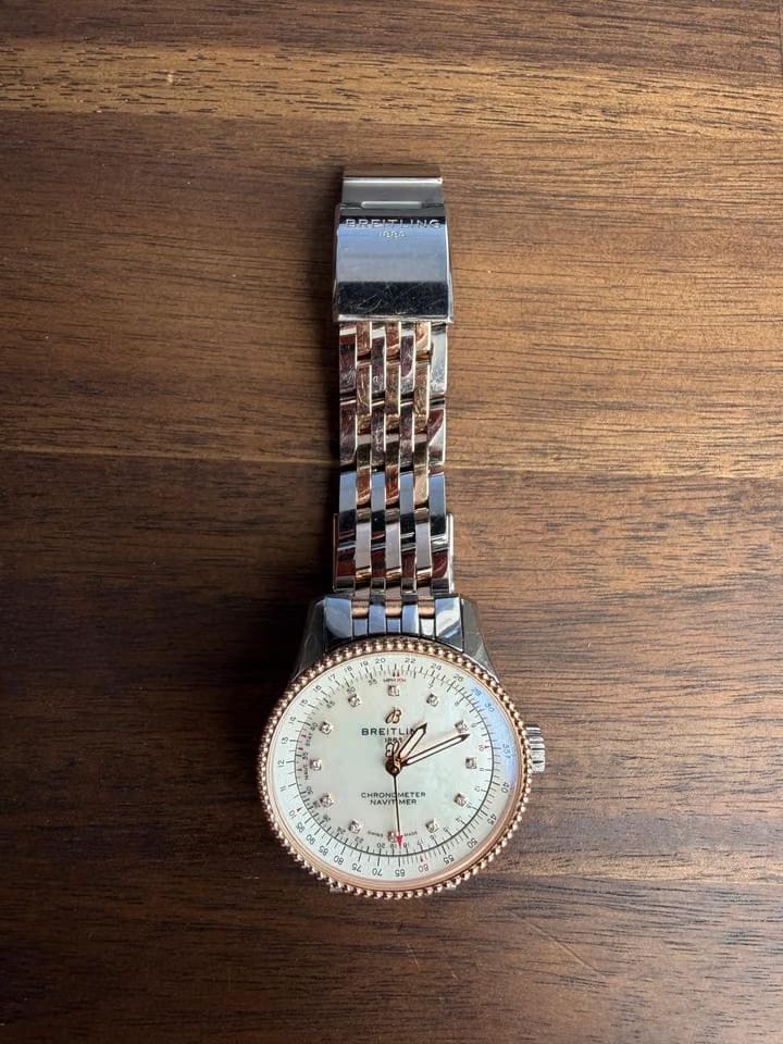 Breitling Navitimer Automatic 35 Breitling Navitimer Stahl/Gold 30mm Damen Uhr