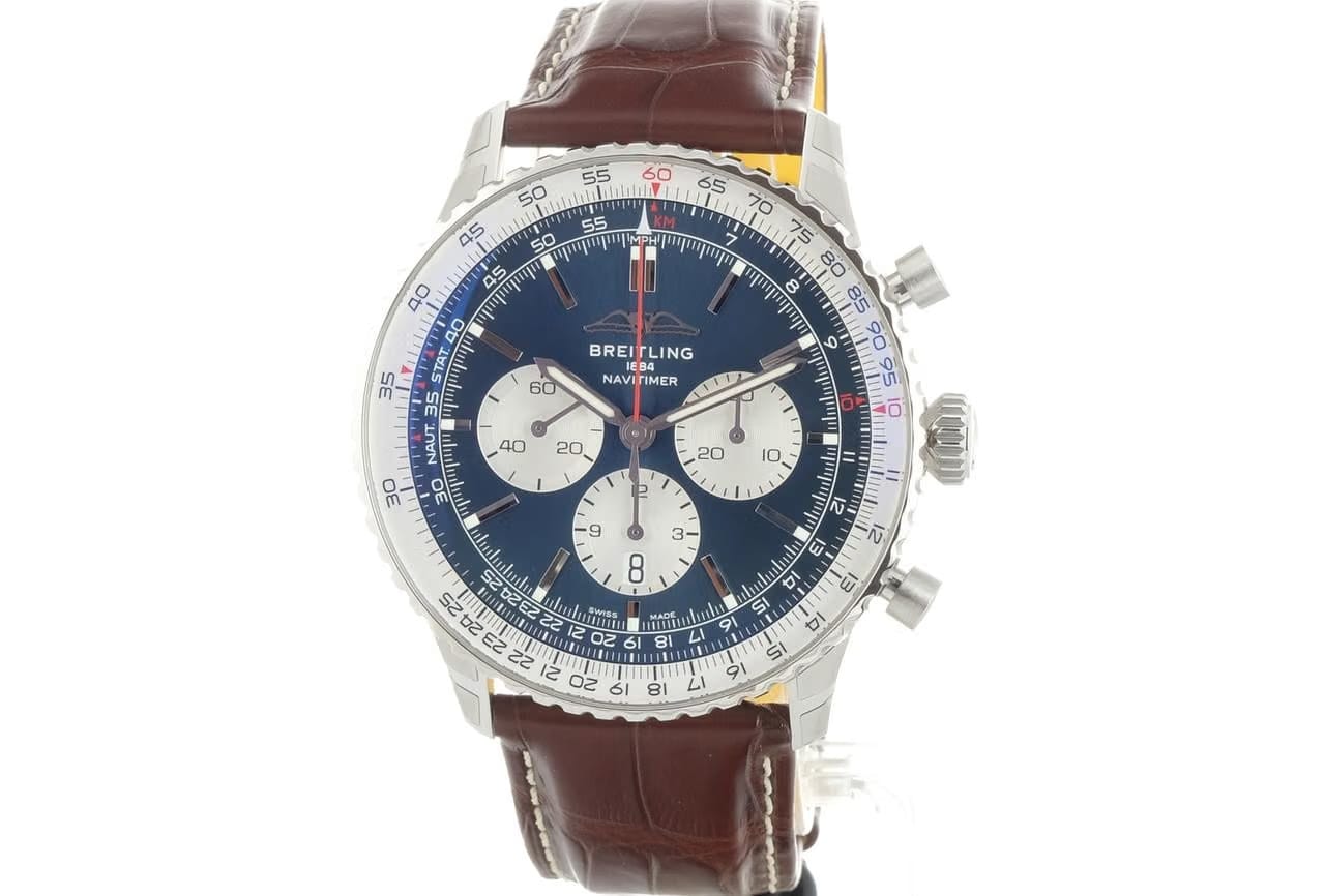 Breitling Navitimer 1 B01 Chronograph46 Edelstahl - Blau