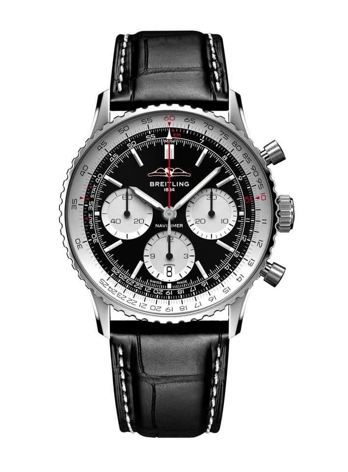 Breitling Navitimer 1 B01 Chronograph41 Edelstahl - Schwarz