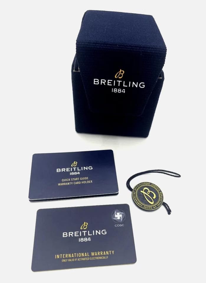 Breitling Super Avi B04 Chrono GMT 46 Mosquito Night Fighter Ceramic Men's Watch