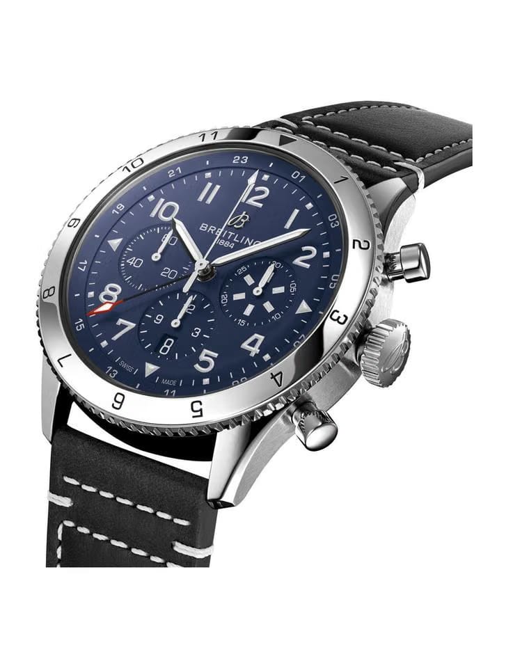 Breitling Super Avi B04 Chronograph Gmt 46 Tribute To Vought F4 U Corsair AB04451 A1 C1 X1