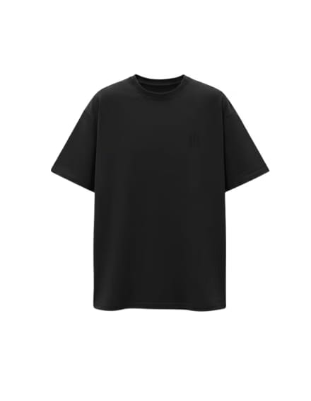 Shadow Black Solid T-shirt