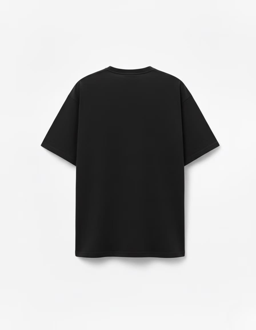 Shadow Black Solid T-shirt