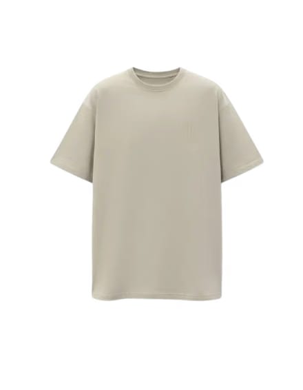 Stone Grey Solid T-shirt