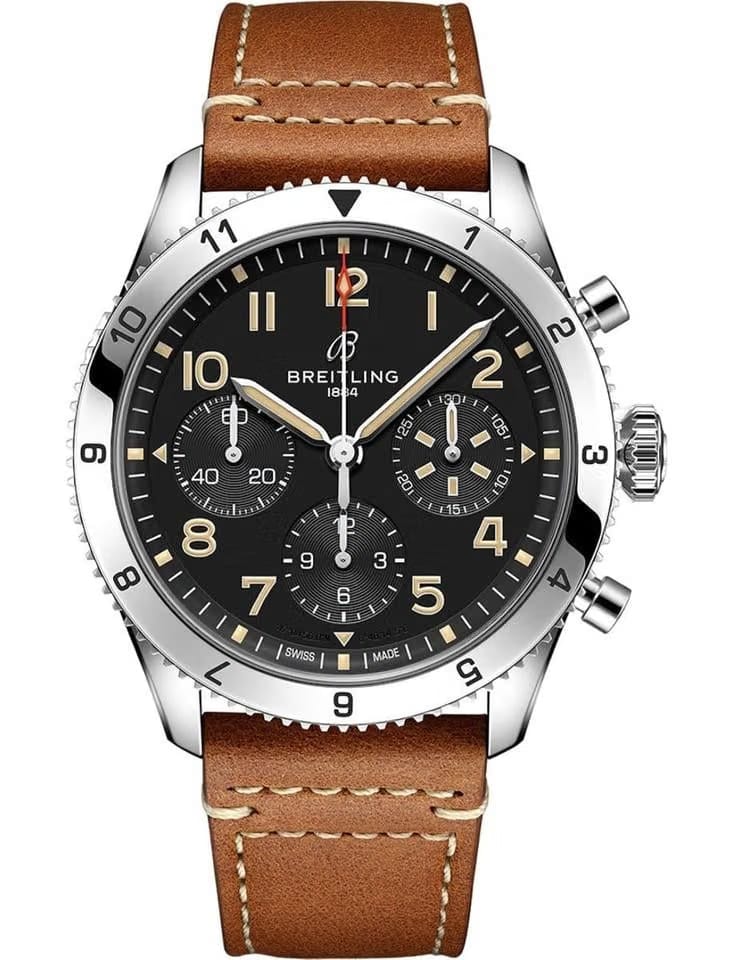 Breitling Super Avi Classic AVI P-51 Mustang GMT 46 MM Men's Watch AB04453 A1 B1 X1