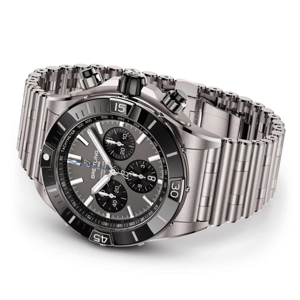 Breitling Chronomat SUPER CHRONOMAT Titanium B01 Anthracite New 2024 Full set