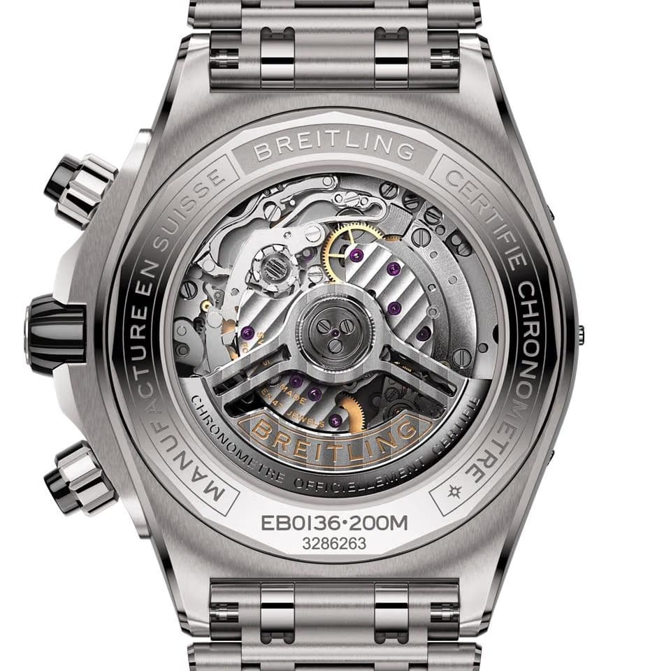 Breitling Chronomat SUPER CHRONOMAT Titanium B01 Anthracite New 2024 Full set