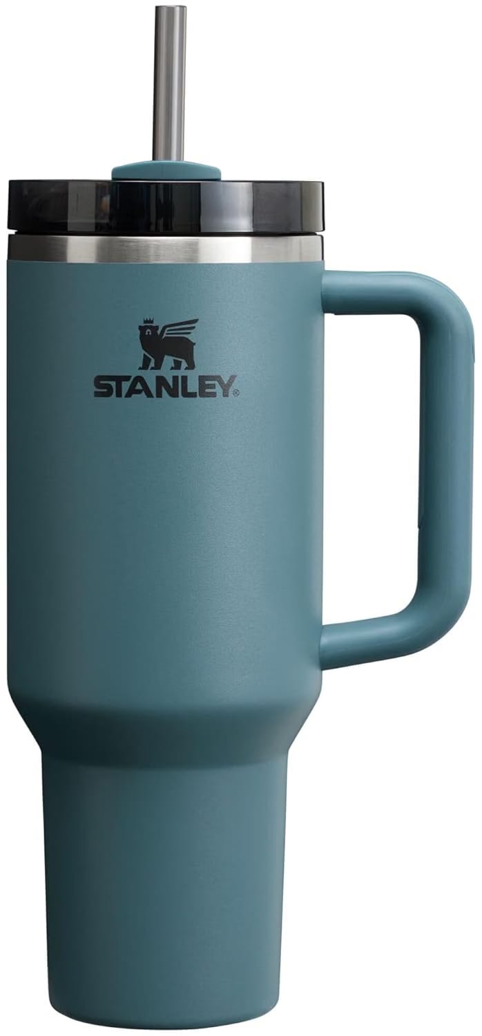 Stanley Quencher H2.0 Tumbler With Handle And Straw 40 Oz (Green)