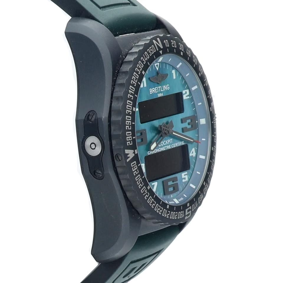 Breitling Cockpit B50 VB5010 Cockpit B50 Night Mission 46 mm Blue MOP Analog-Digital Watch