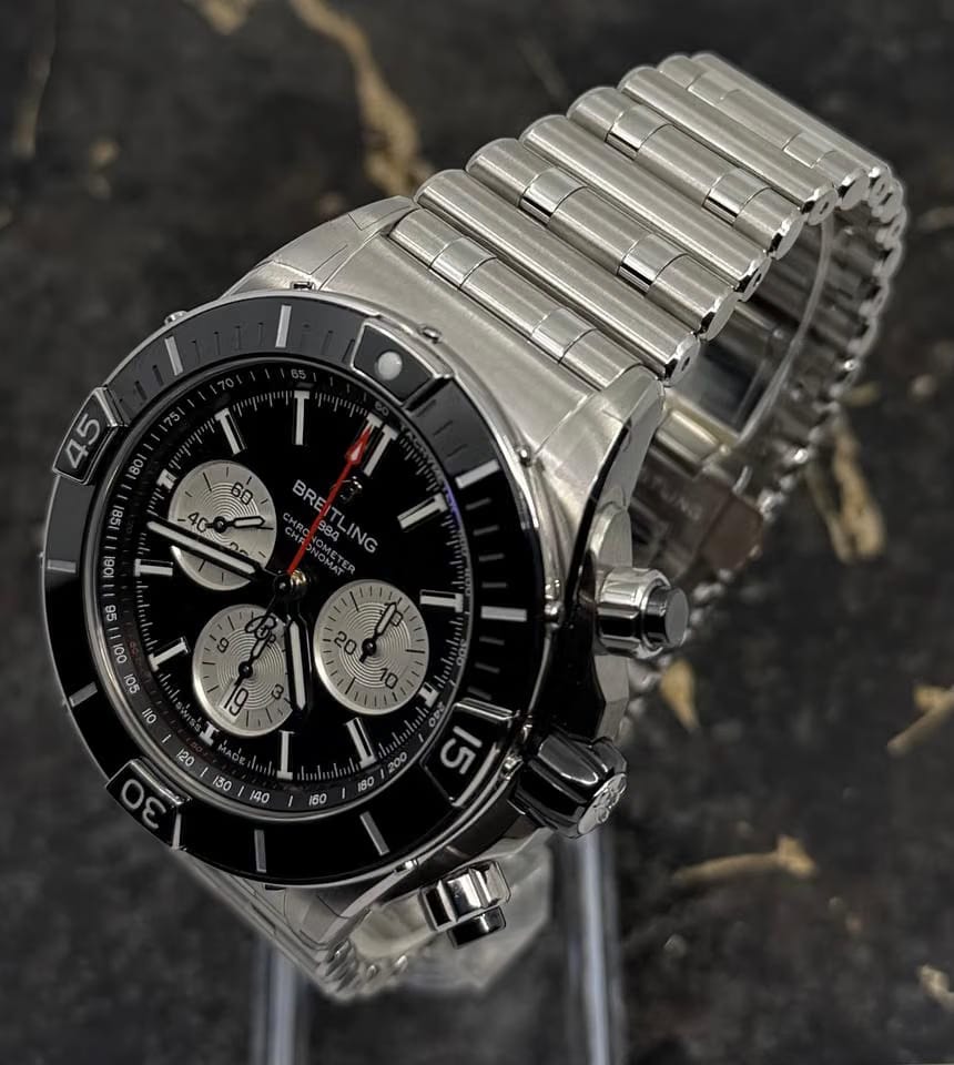 Breitling Chronomat New 2026 - Super Chronomat B01 44mm - Black Dial - Steel